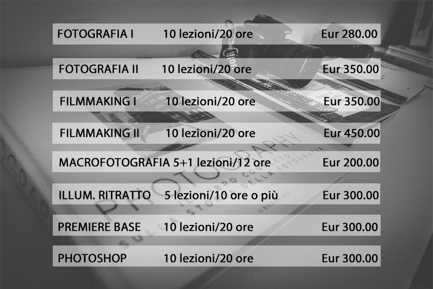 LISTINO PREZZI 2024-2025